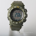 Army green digital picture watch men, relógio digital de promoção